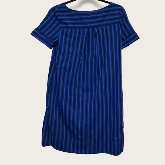 Anthropologie x HD in París Blue Striped Shift Dress size 4 - Picture 11 of 12